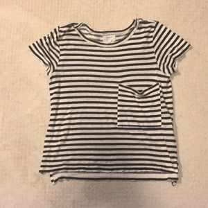Current/Elliott distressed striped tee size 2